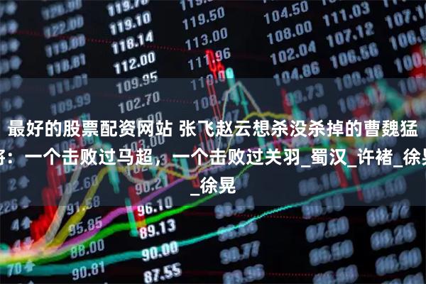 最好的股票配资网站 张飞赵云想杀没杀掉的曹魏猛将：一个击败过马超，一个击败过关羽_蜀汉_许褚_徐晃